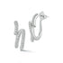 Thoby 18K White Gold and Diamond Duet Spiral Earrings - 1