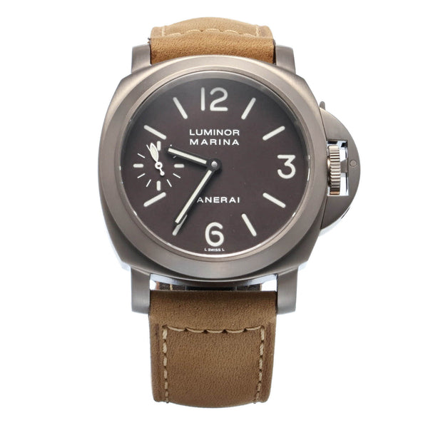 Pre-Owned Panerai Luminor Marina Titanium Watch - 1