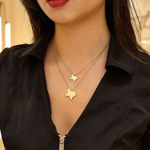 Texas 'ATX' Diamond Pendant - 2