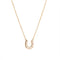 Horseshoe Diamond Pendant Necklace - 1