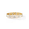 Cobra Bangle Bracelet in 18K Yellow and White Gold with Diamonds - 1