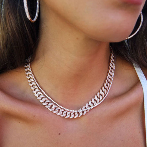 Havana Diamond Choker in 18K Gold - 2