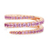 Pink Sapphire Coil Ring 18k Rose Gold - 1