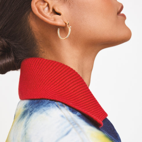 Eternity Tuxedo Mood Hoops - 2