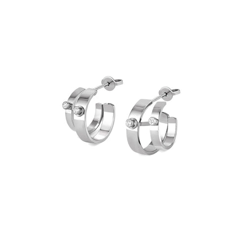 Monday Morning Mood Double Hoops - 1