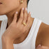 Gold Latch Ring - 2