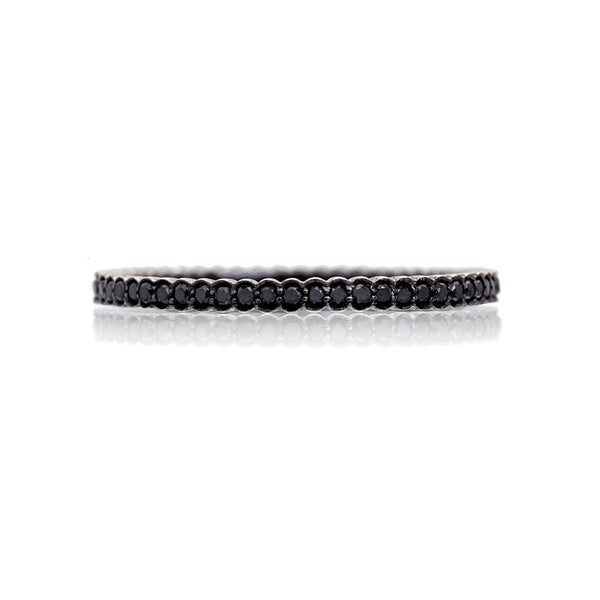 Scallop Black Diamond Band - 1
