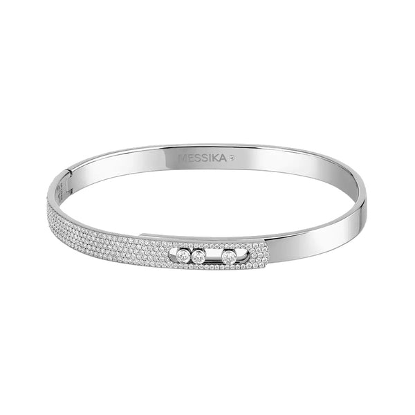 Move Noa Half Pavé Bangle Small - 1