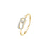 Move Uno Half Pavé Ring - 1