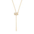 Paved Mini Latch Pendant - 1