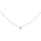 Coco Crush Necklace in 18K White Gold with Diamonds - 1
