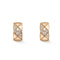 Coco Crush Beige Gold Diamond Earrings - 1