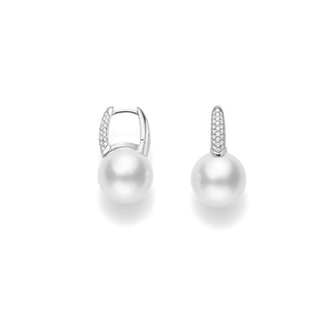 Classic Elegance White South Sea Cultured Pearl Earrings - 1