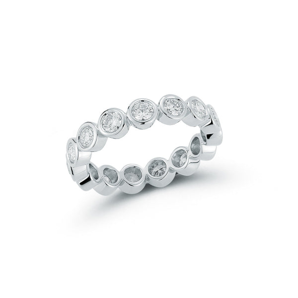Classic Bezel Set Diamond Ring - 1