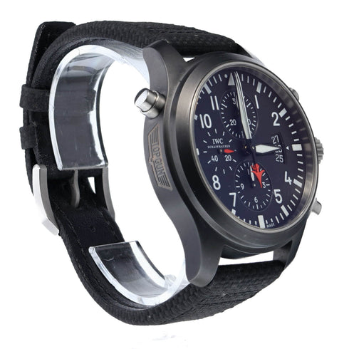 Pre-Owned IWC Pilot's Watch Double Chronograph Edition Top Gun - 2