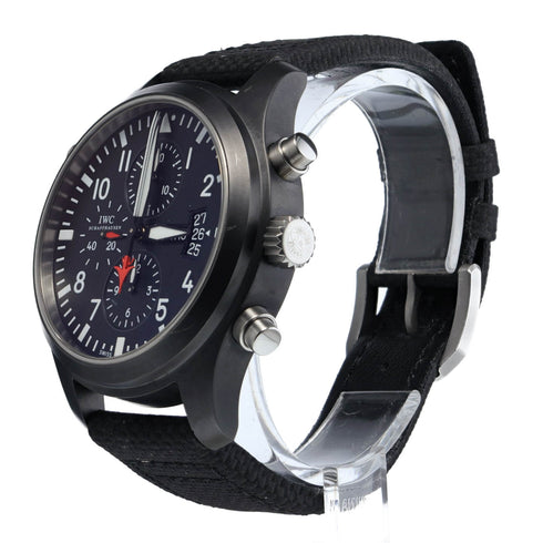 Pre-Owned IWC Pilot's Watch Double Chronograph Edition Top Gun - 4
