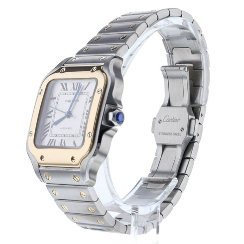 Pre-Owned Santos de Cartier Medium Watch - 4