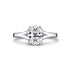 Oval Diamond Solitaire Engagement Ring with Split Shank - 3