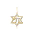 0.38ct Diamond Star Of David Pendant - 1