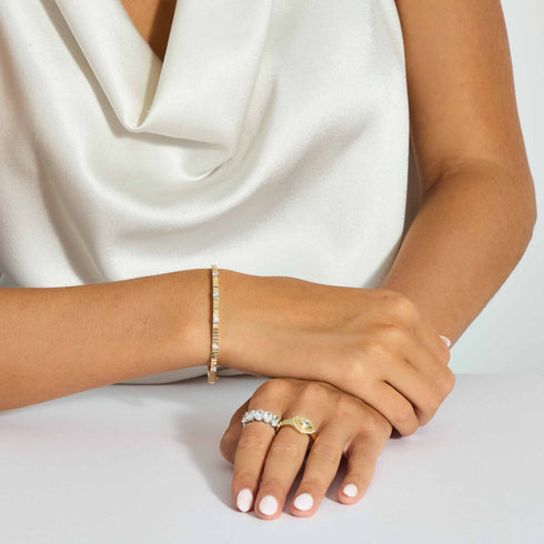 0.62ct Diamond Fluted Bangle - 2