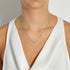 1.27ct Emerald Shape And Round Diamond Necklace - 2