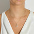 Baguette Diamond Horseshoe Pendant Necklace In Yellow Gold - 2