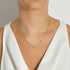 1.27ct Emerald Shape And Round Diamond Necklace - 2