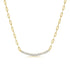 .85ct Diamond Bar Paperclip Necklace - 1