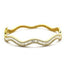 Gold Wave Bangle - 1