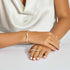 Gold Wave Bangle - 2