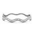 Silver Wave Bangle - 1