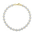 Round Brilliant Diamond Station Bracelet In 18K Yellow Gold - 1