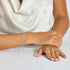 Round Brilliant Diamond Station Bracelet In 18K Yellow Gold - 2