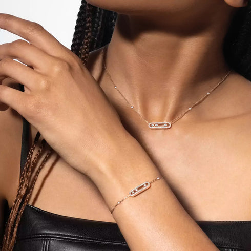 Baby Move Pavé Necklace - 2