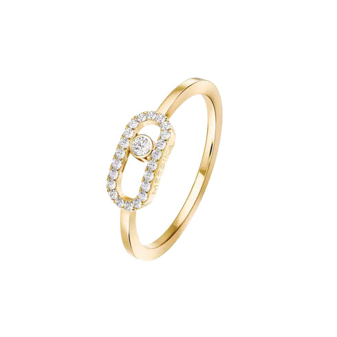 Move Uno Half Pavé Ring - 1