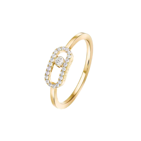 Move Uno Half Pavé Ring - 1