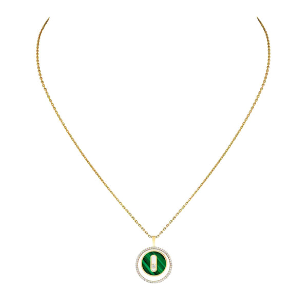 Lucky Move Malachite Necklace, Small Model - 1