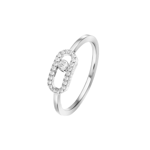 Move Uno Half Pavé Ring - 1