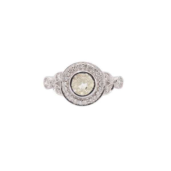 Garland Old Mine Cut Diamond Ring - 1
