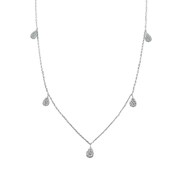 14k Gold & Diamond Dangle Necklace - 0.50ct - 1