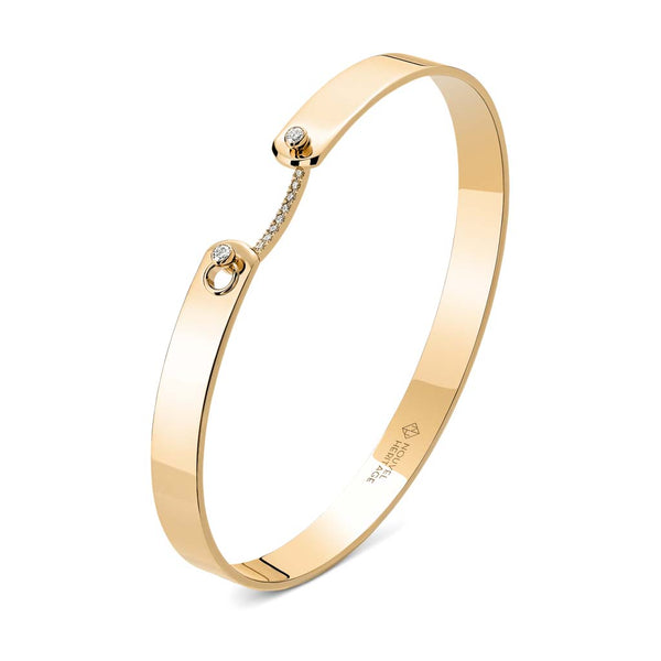 Business Meeting GM Mood Bangle in Yellow Gold - 1