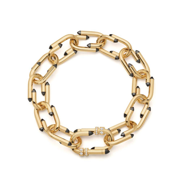 Gold Try Me Bracelet Chain in Yellow Gold - 1