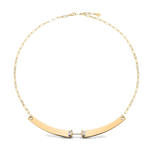 Dinner Date Mood Necklace in Yellow Gold - 1