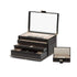 Caroline Large Jewellery Case in Diamond Quilted Leather - 3