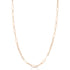 Paper Clip Link Necklace in 18K Rose Gold - 1