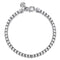 Classic 925 Sterling Silver Box Chain Bracelet for Men - 2