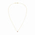 Le Cube Necklace in 18K Yellow Gold with Pink Sapphire - 2