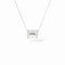 Pulse Pavé 3 Rows Pendant in 18K White Gold and Diamonds - 1