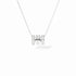 Pulse Pavé 3 Rows Pendant in 18K White Gold and Diamonds - 1