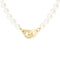 Menottes Dinh Van Pearl Small Necklace in 18K Yellow Gold - 1
